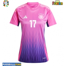 Deutschland Florian Wirtz #17 Auswärtstrikot Frauen EM 2024 Kurzarm